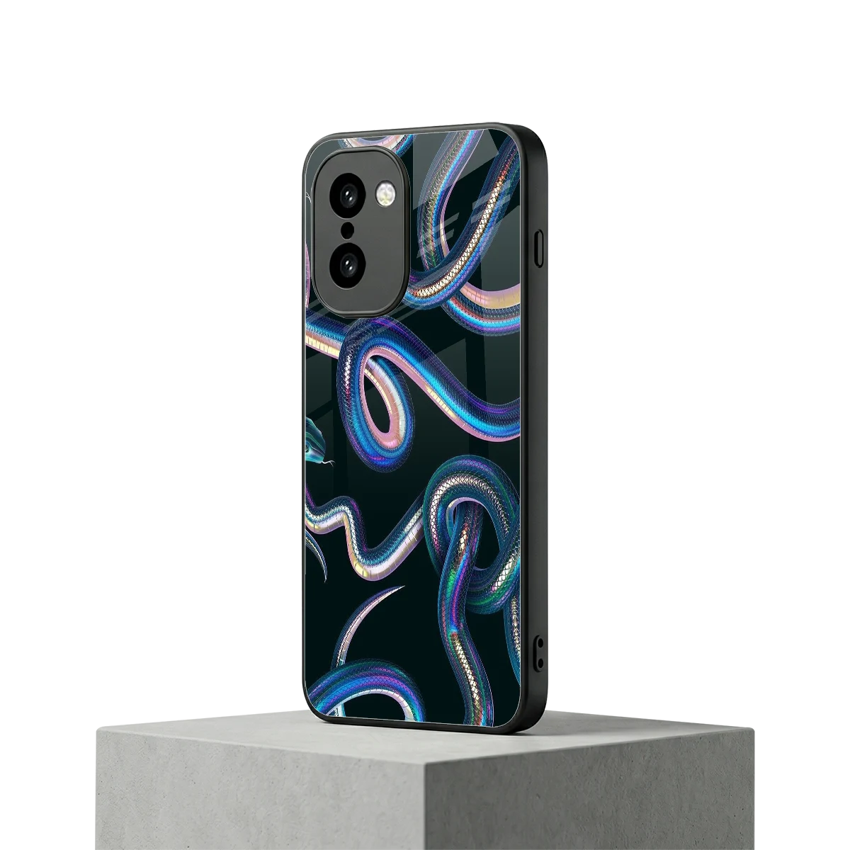 Snakes oneplus 15r mobile cover | shockproof glass phone case