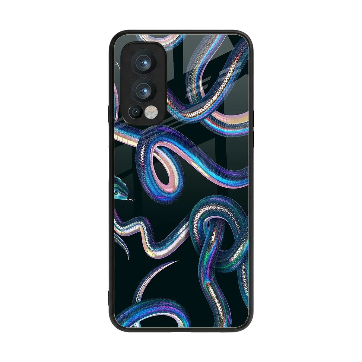 Snakes back phone cover | glass case for oneplus nord 2