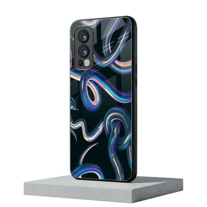 Snakes oneplus nord 2 mobile cover | shockproof glass phone case