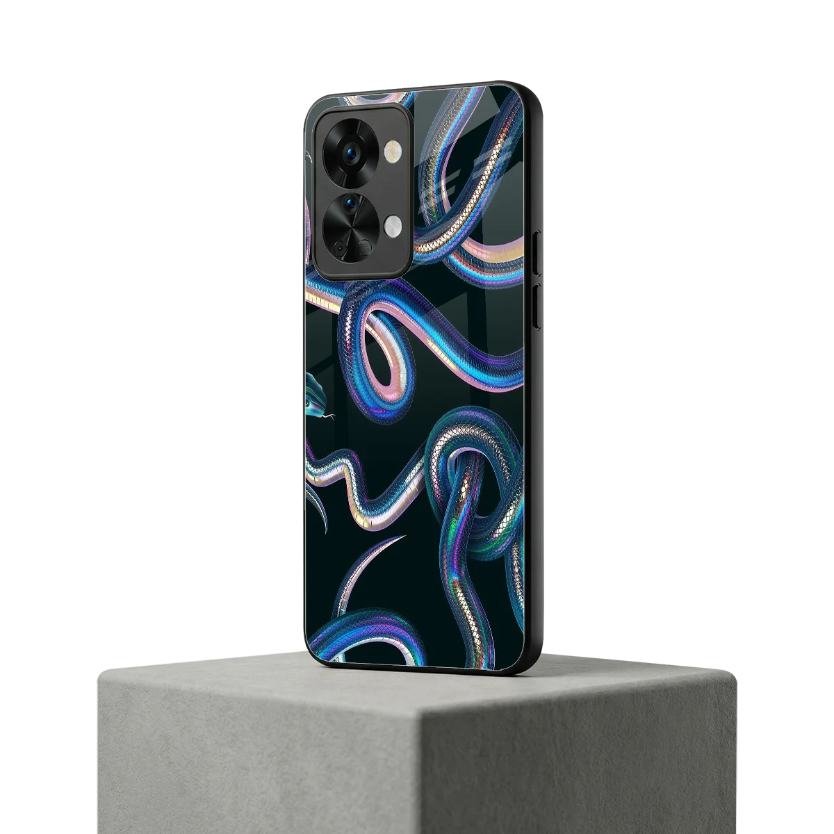 Snakes oneplus nord 2t mobile cover | shockproof glass phone case
