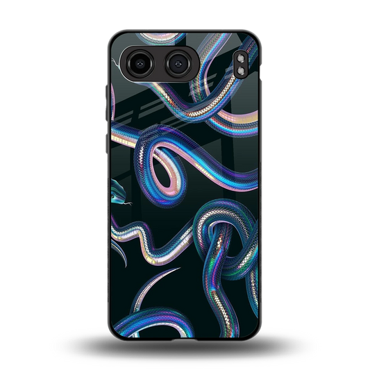 Snakes back phone cover | glass case for oneplus nord 4