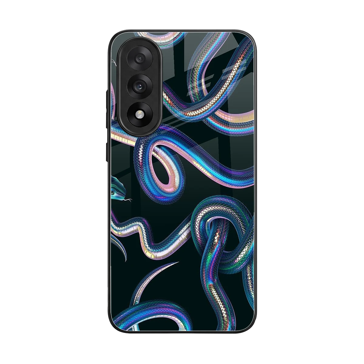 Snakes back phone cover | glass case for oneplus nord 5