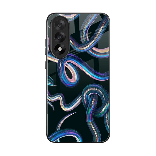 Snakes back phone cover | glass case for oneplus nord 5