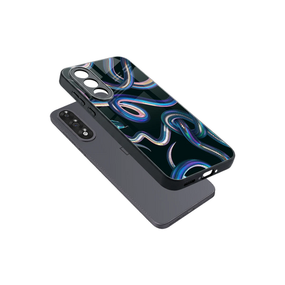 Snakes sleek oneplus nord 5 cover with tempered glass back and TPU edges
