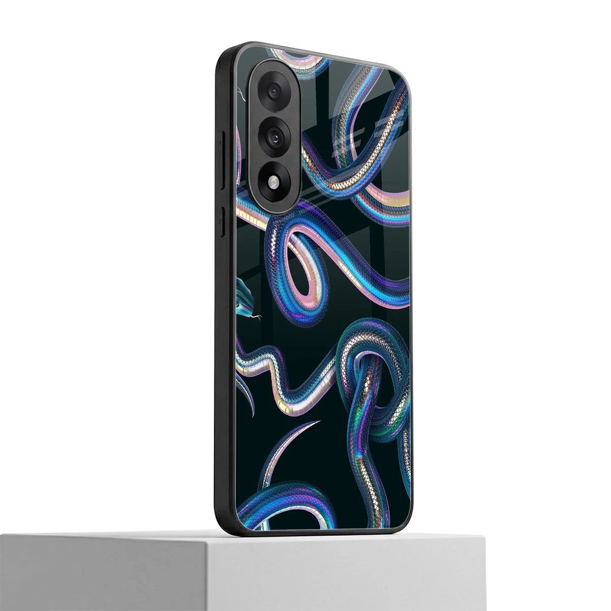 Snakes oneplus nord 5 mobile cover | shockproof glass phone case