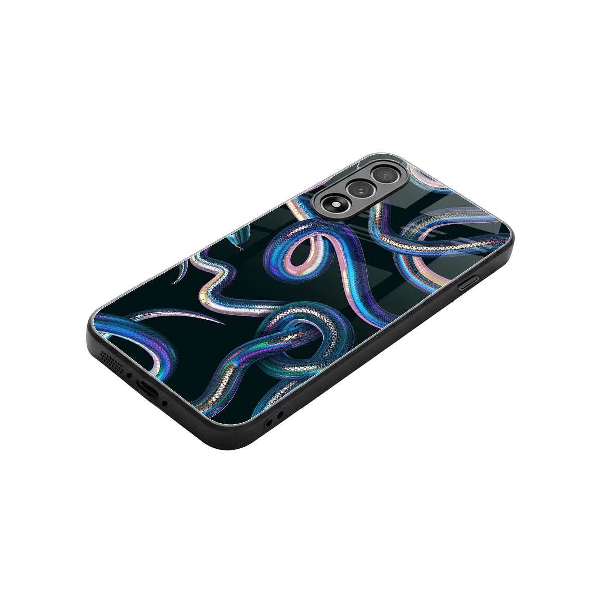 Snakes stylish phone case for oneplus nord 5 | glossy glass and slim fit