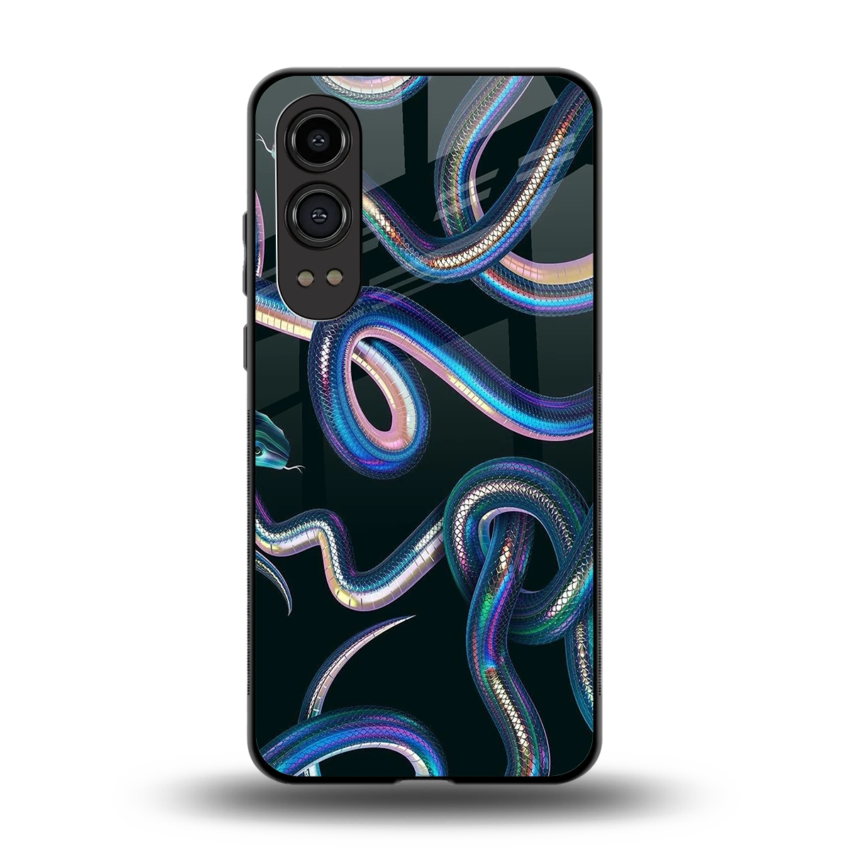 Snakes back phone cover | glass case for oneplus nord ce 4 lite
