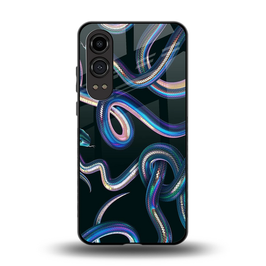 Snakes back phone cover | glass case for oneplus nord ce 4 lite