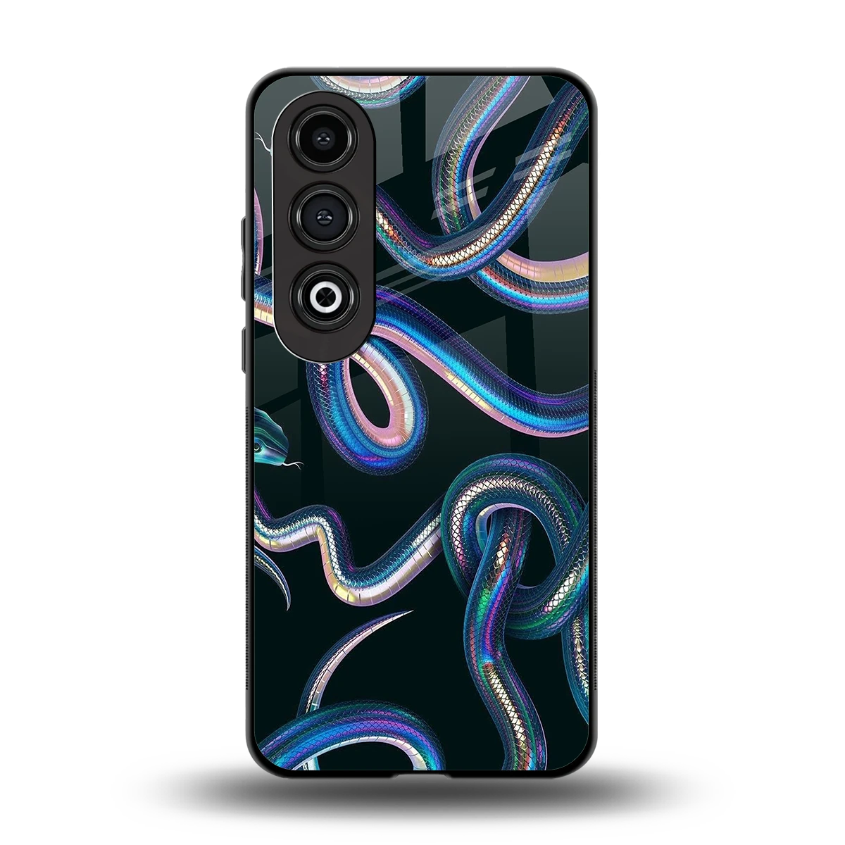 Snakes back phone cover | glass case for oneplus nord ce 4
