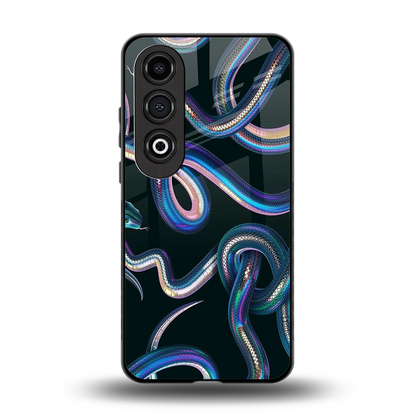 Snakes back phone cover | glass case for oneplus nord ce 4