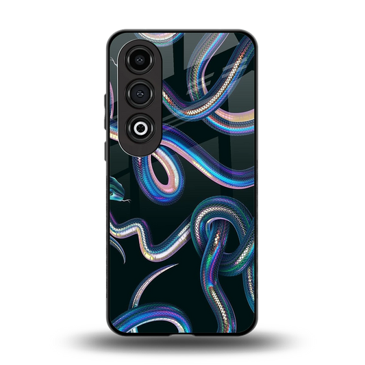 Snakes back phone cover | glass case for oneplus nord ce 4