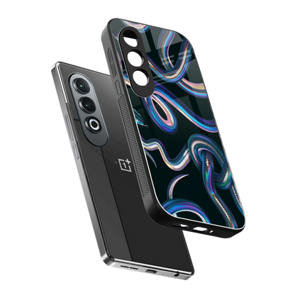 Snakes sleek oneplus nord ce 4 cover with tempered glass back and TPU edges