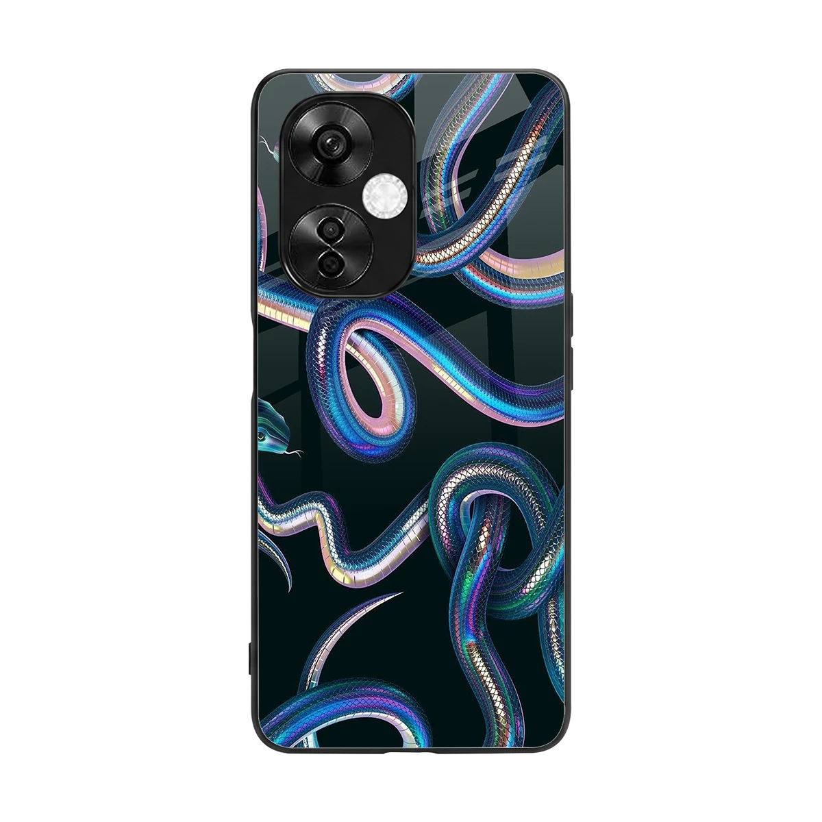 Snakes back phone cover | glass case for oneplus nord ce 3 lite
