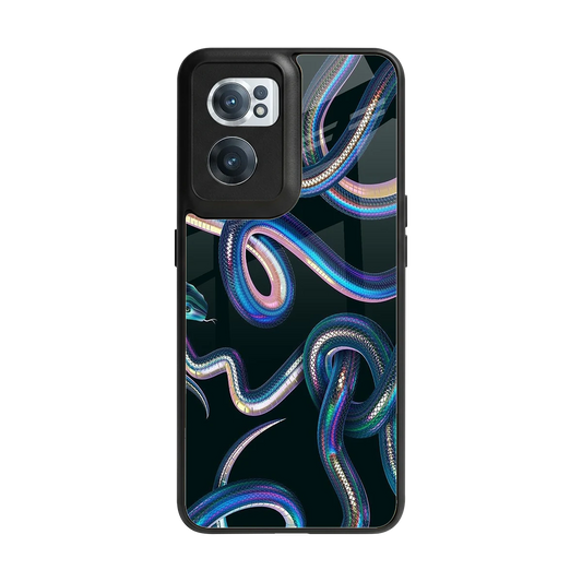 Snakes back phone cover | glass case for oneplus nord ce 2