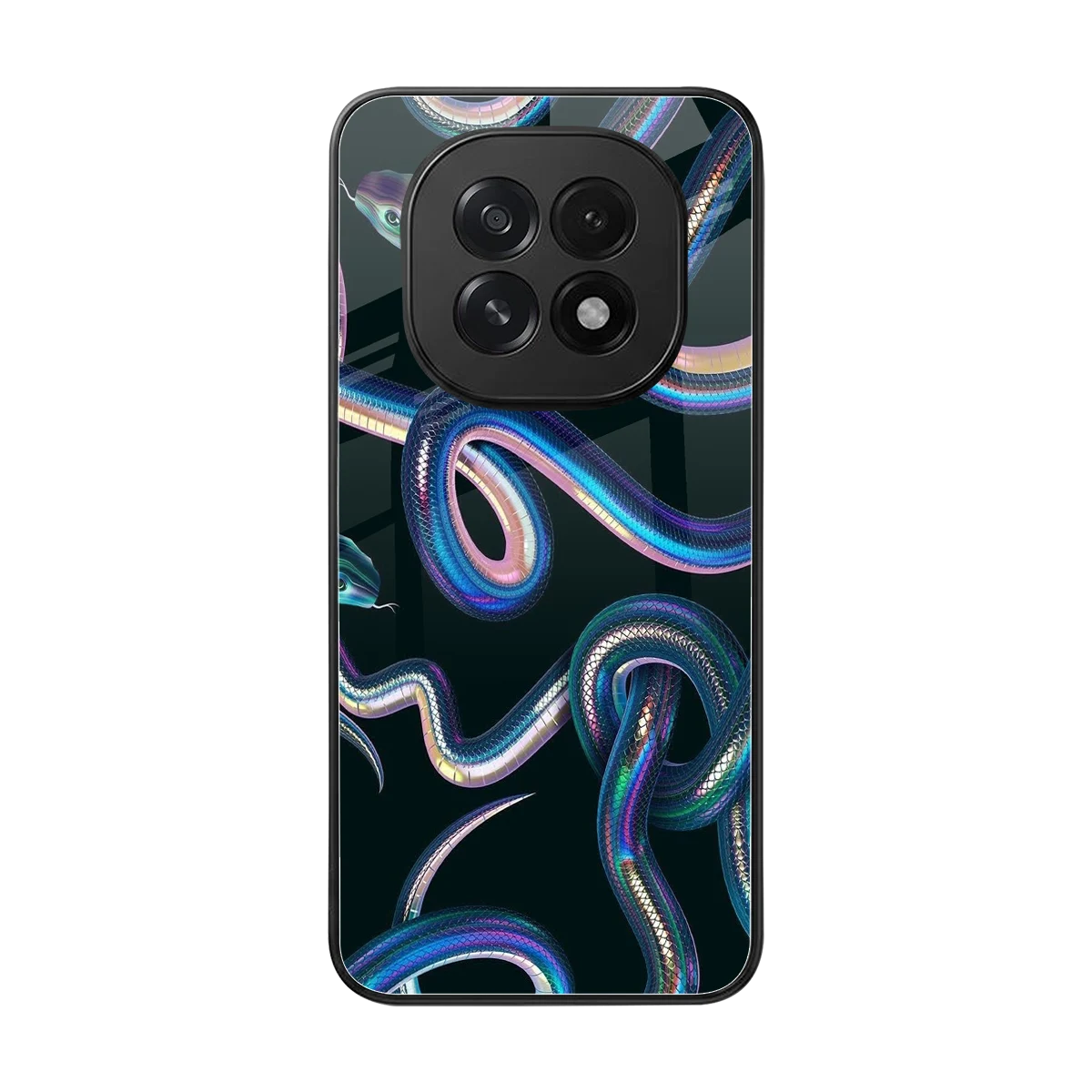 Snakes back phone cover | glass case for oppo f29 5g