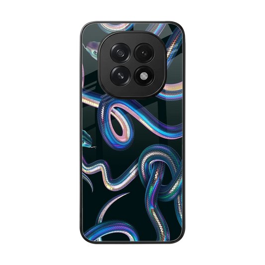 Snakes back phone cover | glass case for oppo f29 5g
