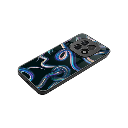 Snakes stylish phone case for oppo f29 5g | glossy glass and slim fit