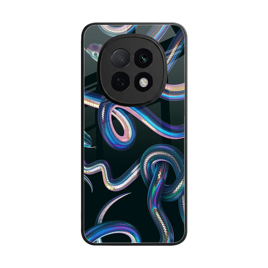 Snakes back phone cover | glass case for oppo f29 pro 5g