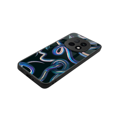 Snakes stylish phone case for oppo f29 pro 5g | glossy glass and slim fit
