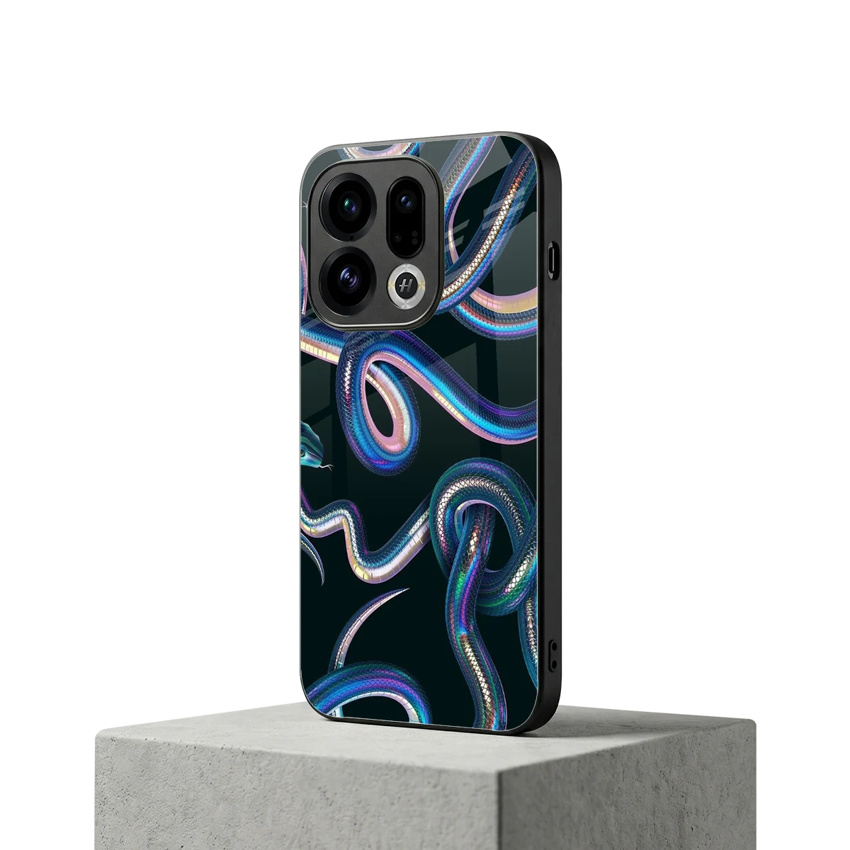 Snakes oppo find x9 mobile cover | shockproof glass phone case