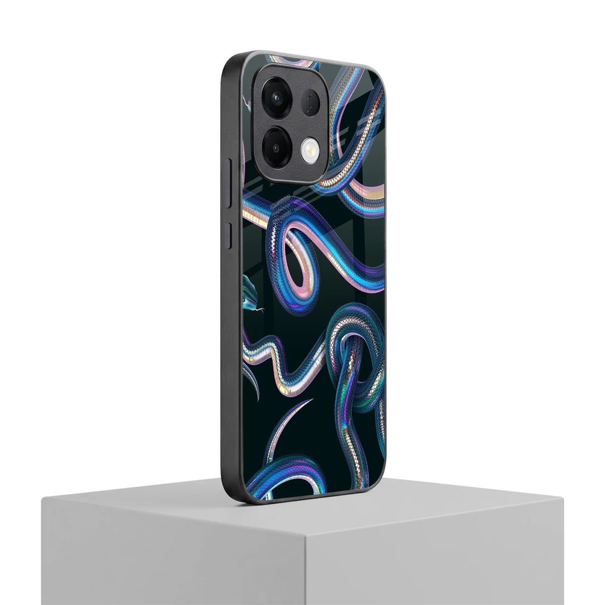 Snakes oppo k13 5g mobile cover | shockproof glass phone case