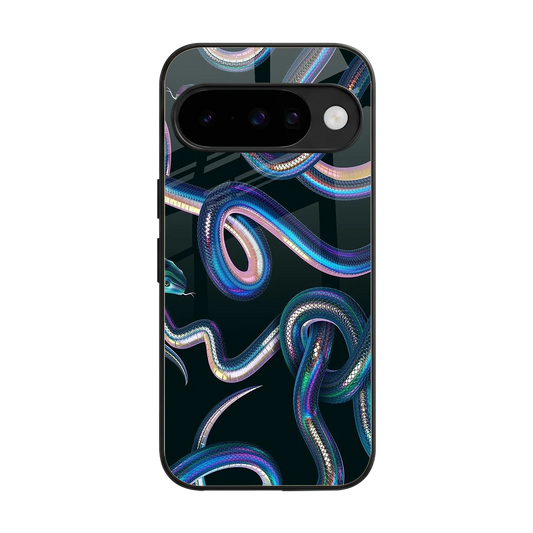 Snakes back phone cover | glass case for google pixel 10