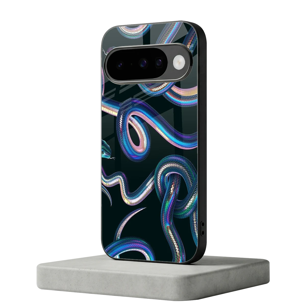 Snakes google pixel 10 mobile cover | shockproof glass phone case