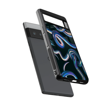 Snakes sleek google pixel 6 pro cover with tempered glass back and TPU edges
