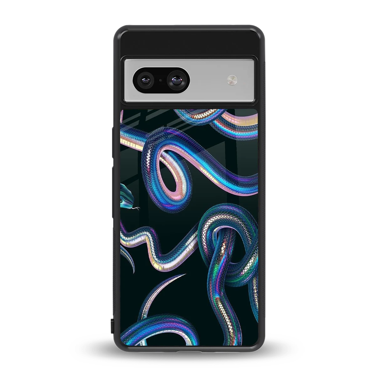 Snakes back phone cover | glass case for google pixel 7