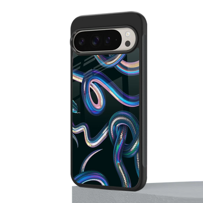 Snakes google pixel 9 pro mobile cover | shockproof glass phone case