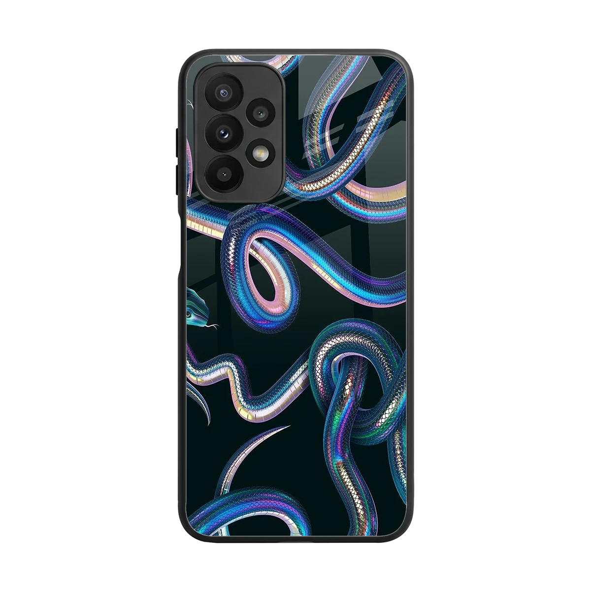 Snakes back phone cover | glass case for samsung galaxy a23