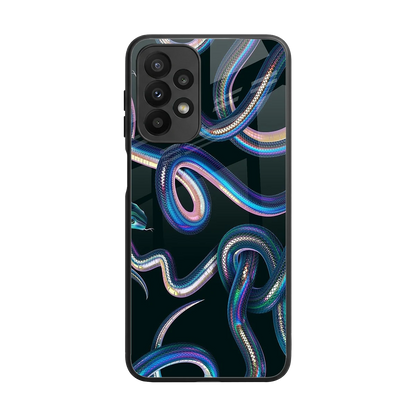 Snakes back phone cover | glass case for samsung galaxy a23