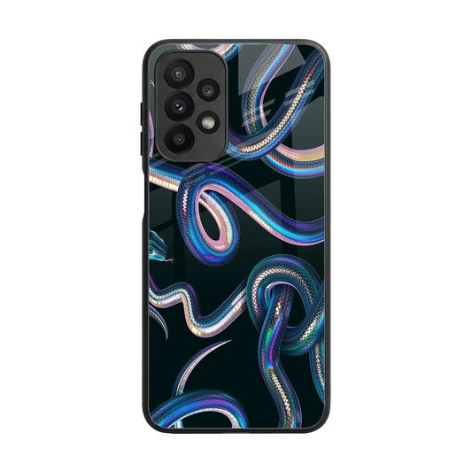 Snakes back phone cover | glass case for samsung galaxy a23