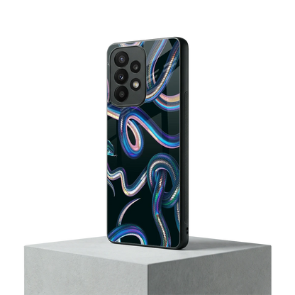 Snakes samsung galaxy a23 mobile cover | shockproof glass phone case
