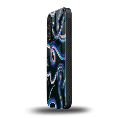 Snakes samsung galaxy a55 5g mobile cover | shockproof glass phone case