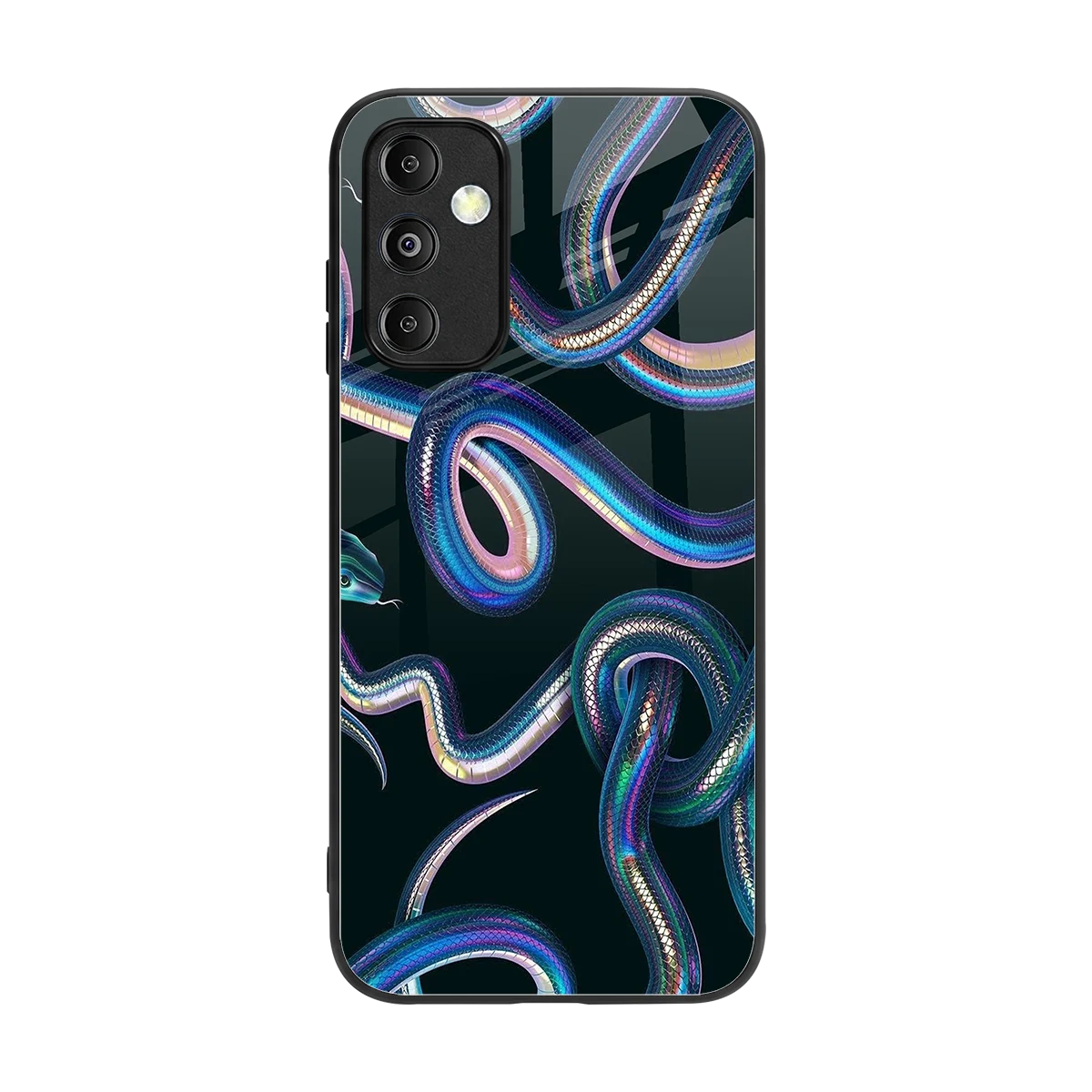 Snakes back phone cover | glass case for samsung galaxy m14 5g