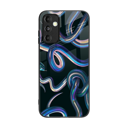 Snakes back phone cover | glass case for samsung galaxy m14 5g