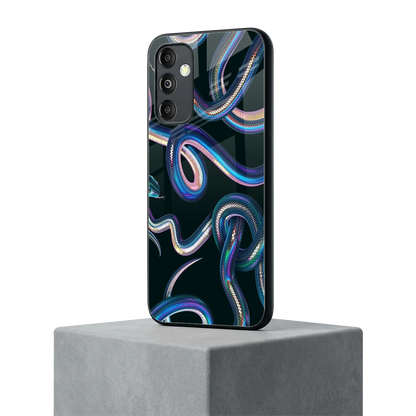 Snakes samsung galaxy m14 5g mobile cover | shockproof glass phone case