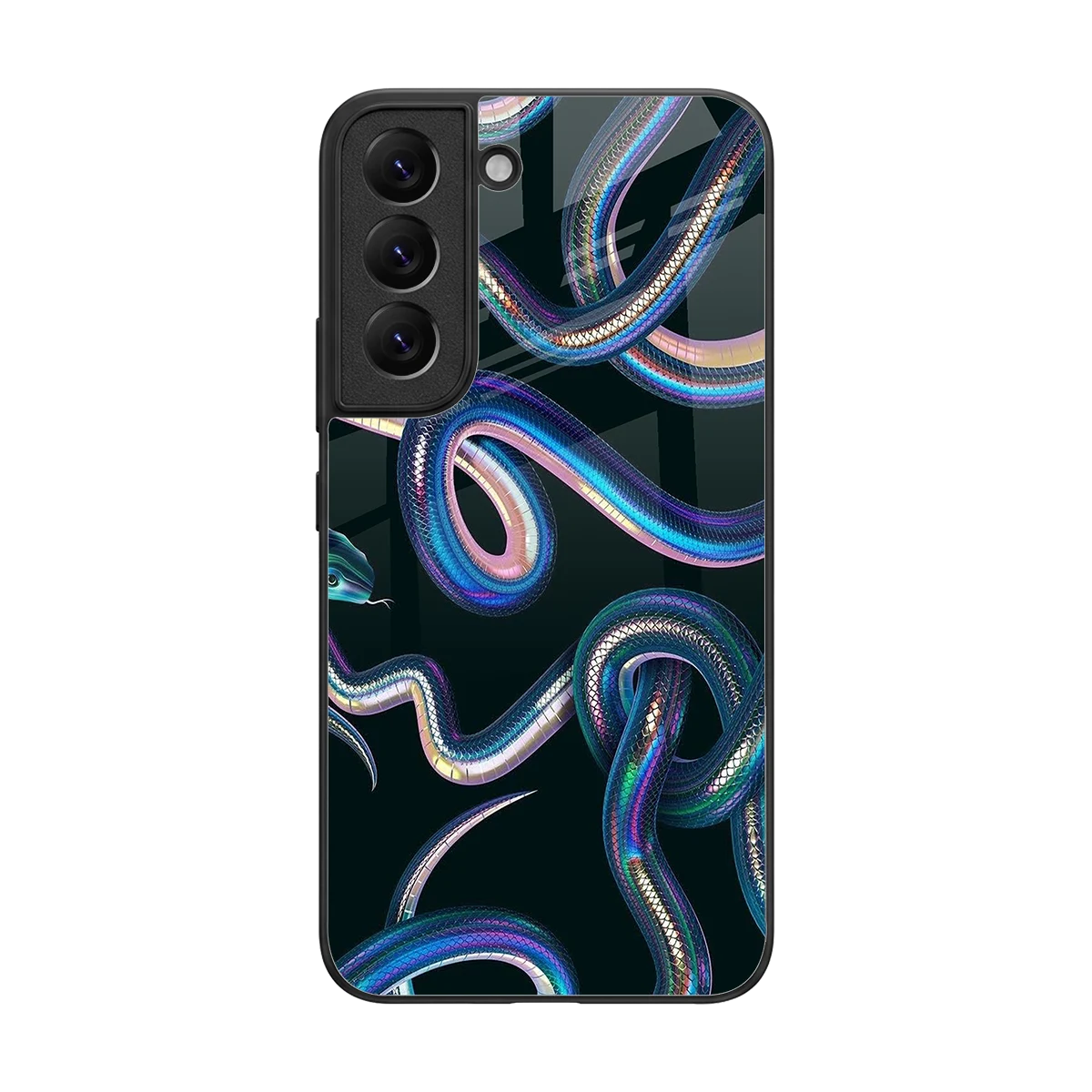 Snakes back phone cover | glass case for samsung galaxy s22