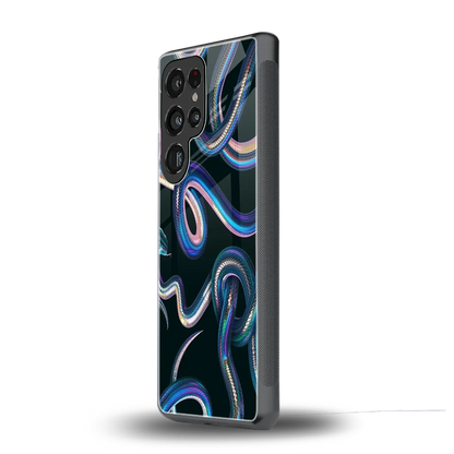 Snakes samsung galaxy s25 ultra mobile cover | shockproof glass phone case