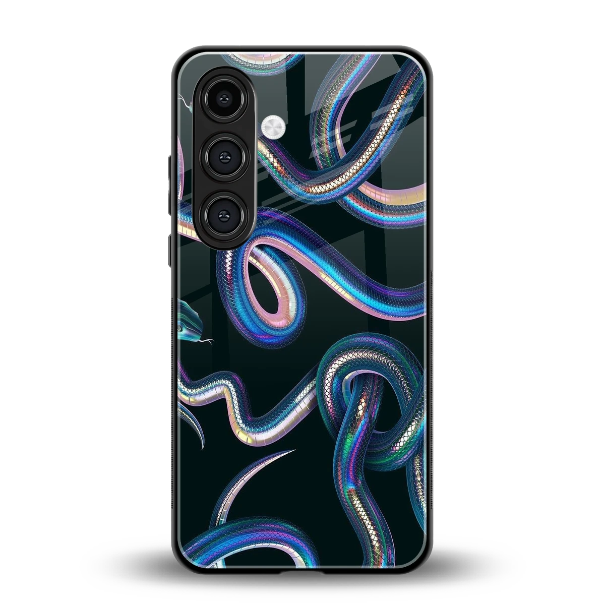 Snakes back phone cover | glass case for samsung galaxy s25