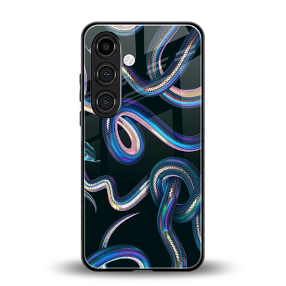 Snakes back phone cover | glass case for samsung galaxy s25