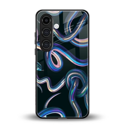 Snakes back phone cover | glass case for samsung galaxy s24