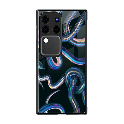Snakes back phone cover | glass case forvivo v30 pro