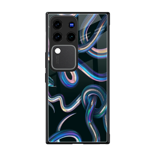 Snakes back phone cover | glass case forvivo v30 pro