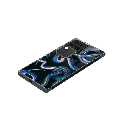 Snakes stylish phone case forvivo v30 pro | glossy glass and slim fit