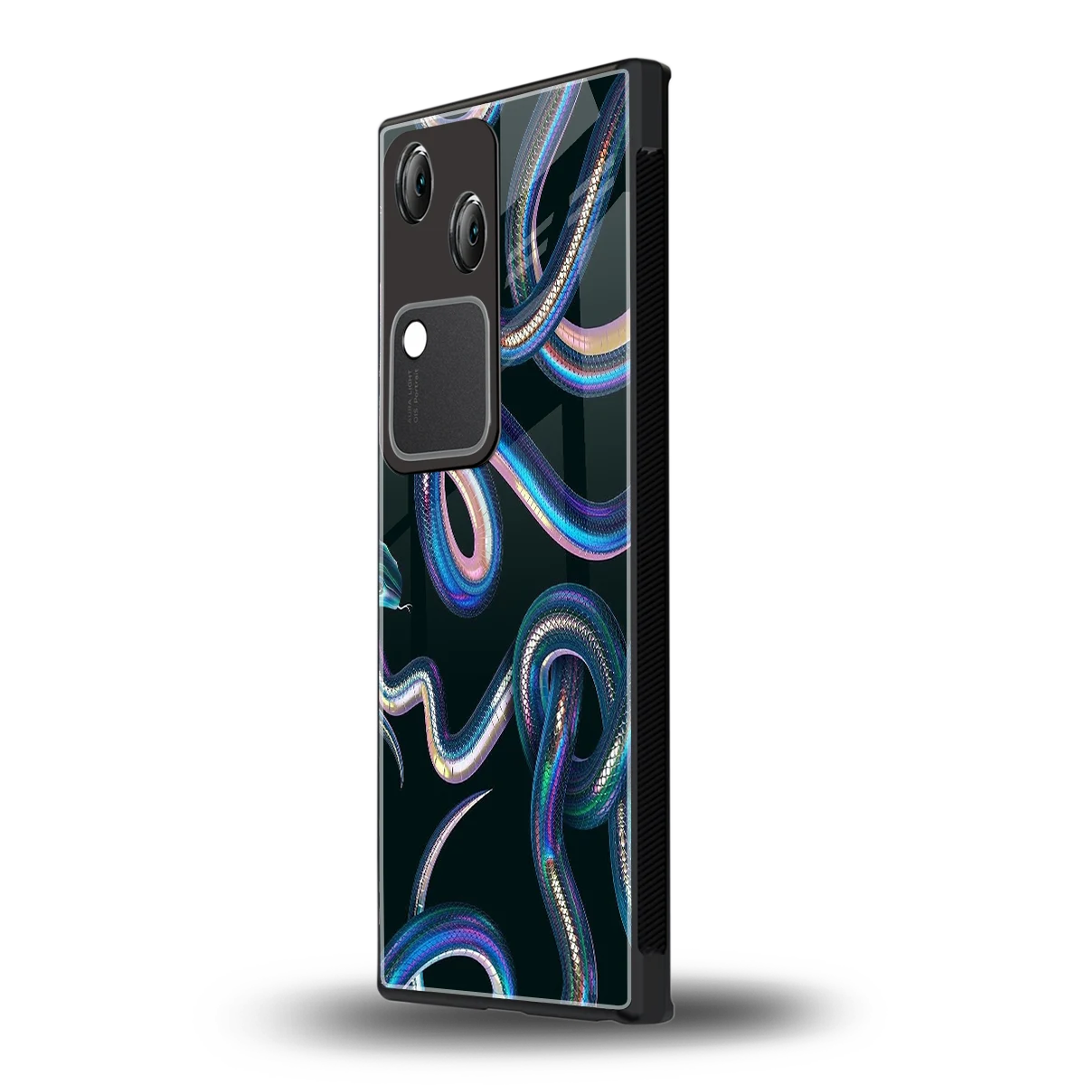 Snakes vivo v30 mobile cover | shockproof glass phone case