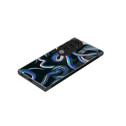 Snakes stylish phone case for vivo v40 pro | glossy glass and slim fit