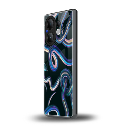 Snakes vivo v60 mobile cover | shockproof glass phone case