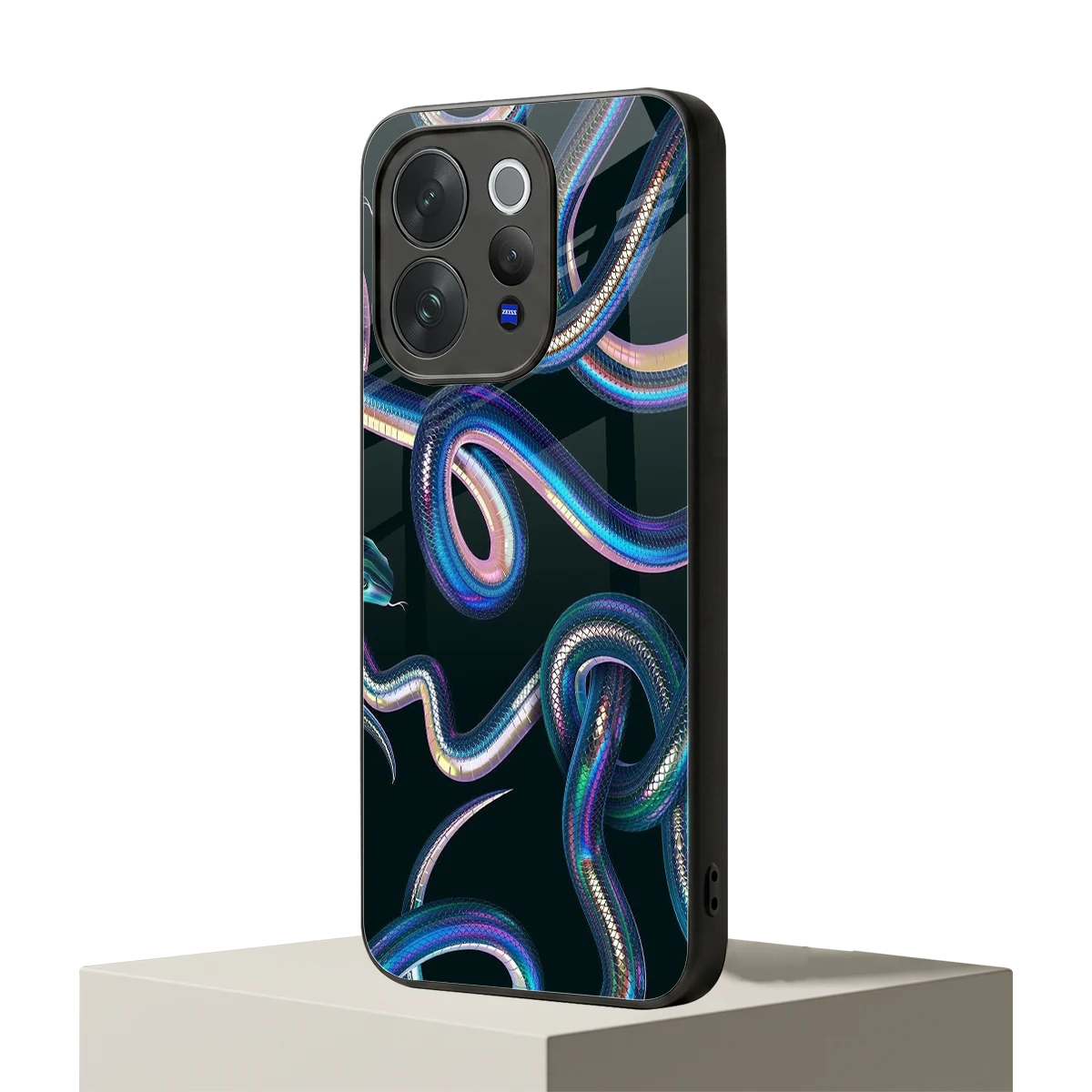 Snakes vivo v70 mobile cover | shockproof glass phone case